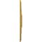 Ekena Millwork Eris Ceiling Medallion (Fits Canopies up to 9 7/8"), 18"W x 18"H x 3 1/2"ID x 1 1/8"P, Pharaohs Gold CM18ERPGS - alternate 4